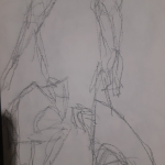 Gesture drawing sketches